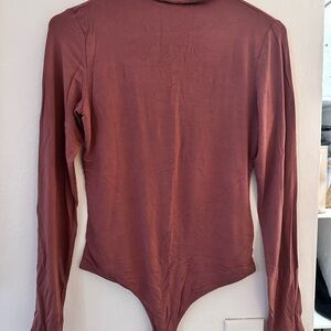 Express Mauve Long Sleeve Bodysuit